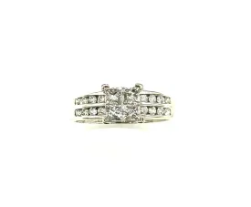 1 Ctw Quad Set Diamond Ring