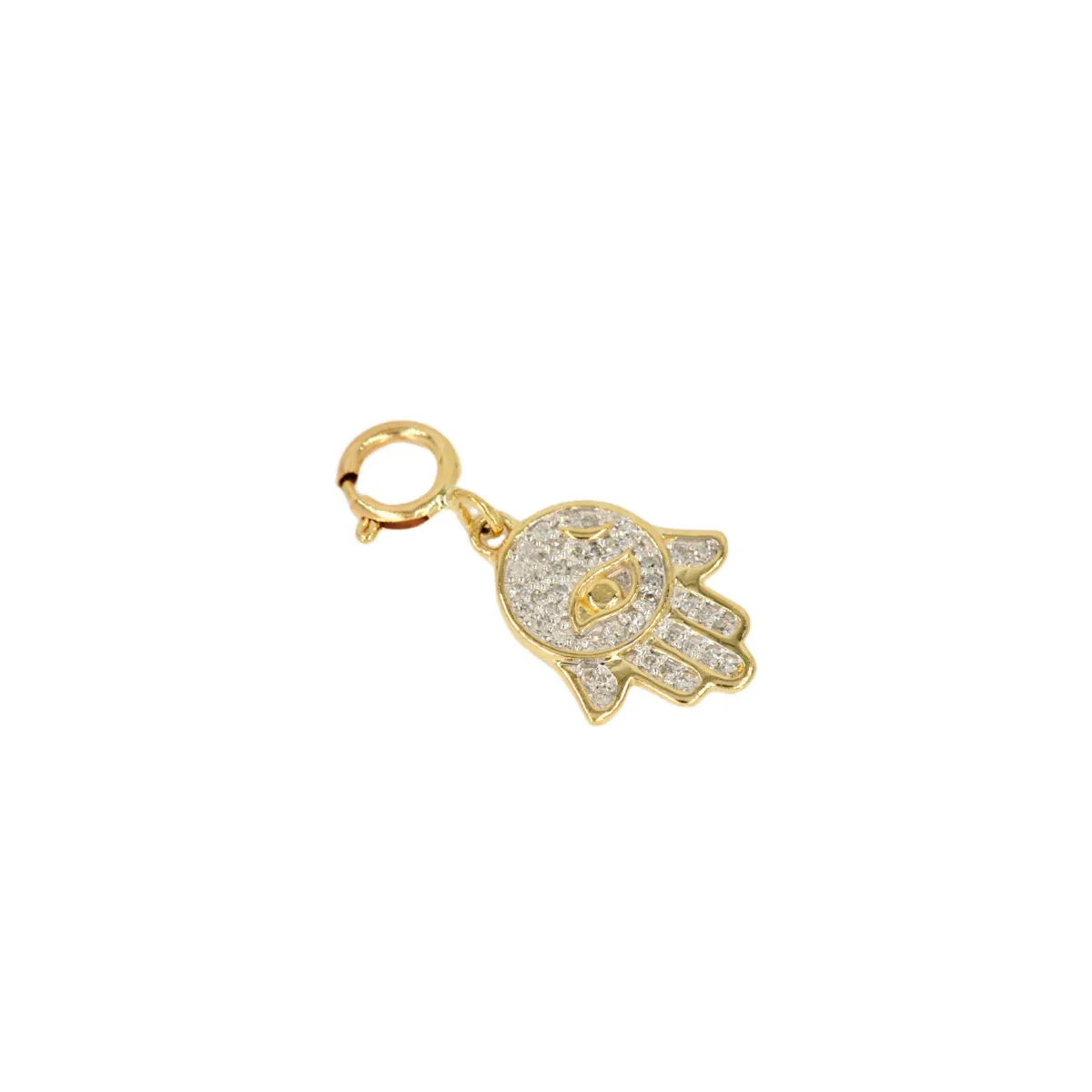 10k Yellow Gold and Diamond '' Charm - 10032