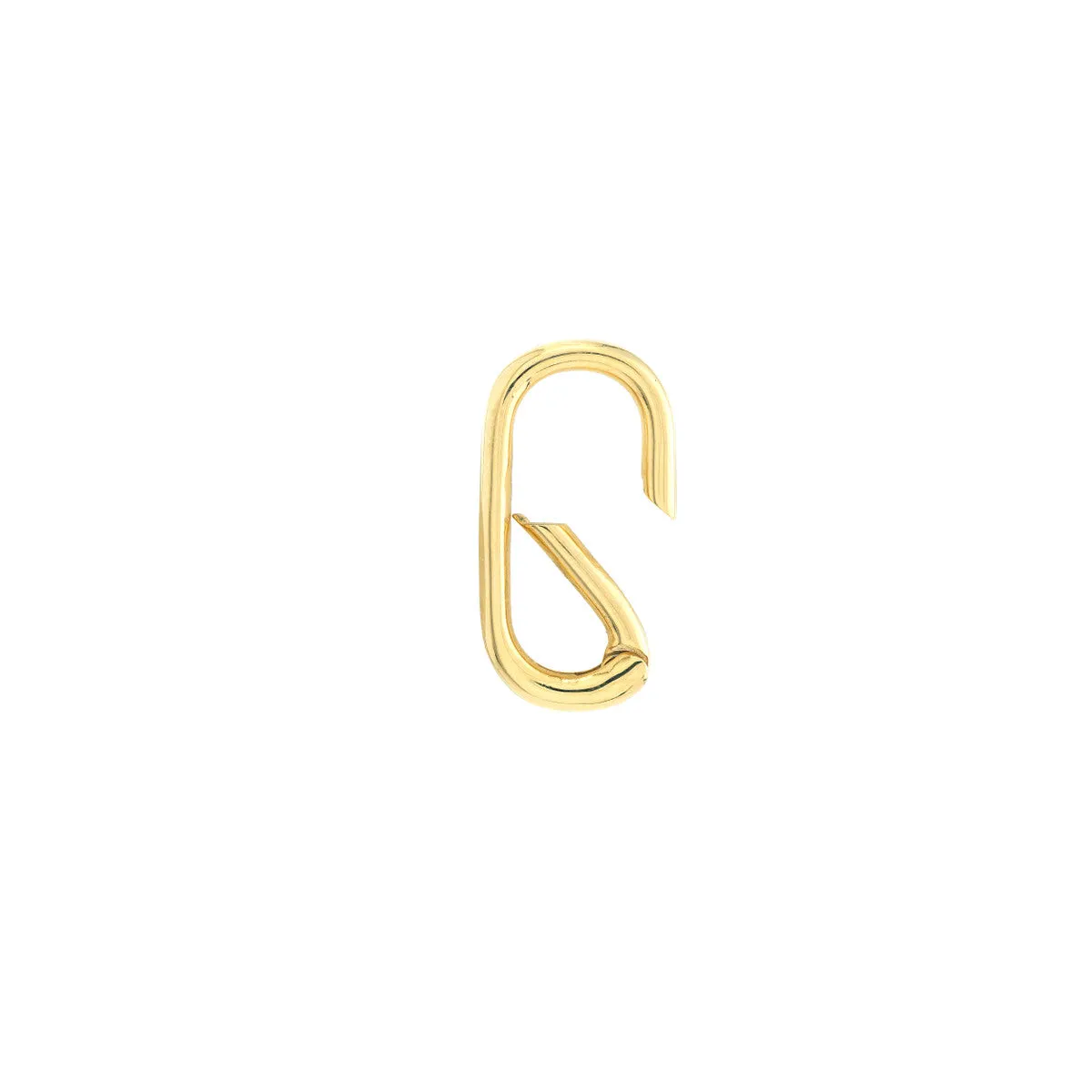 10K Yellow Gold Charm Clip