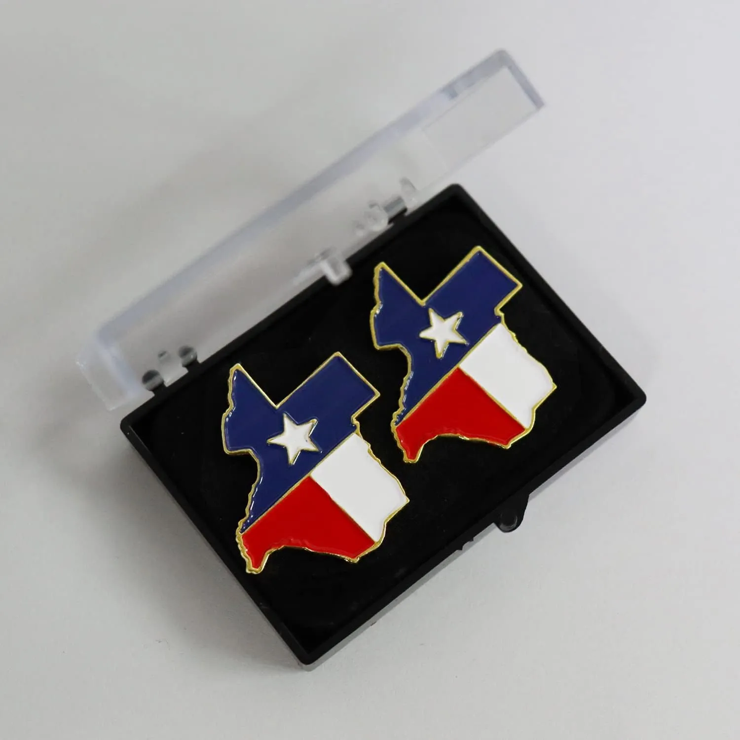 12/24/100Pack-US TX Texas State Lapel Pins Waving Flag America Patriotic Texan Map Flag Pins Bulk Metal Souvenir Series Gifts