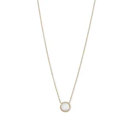 14 Karat Gold Plated Dancing CZ Necklace