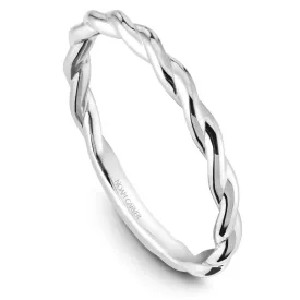 14K Gold Twist Wedding/Stackable Band