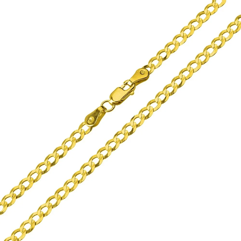 14k Tri-Color Gold Dangling Three Dolphins Jumping Up Pendant with Cuban Curb Chain Necklace