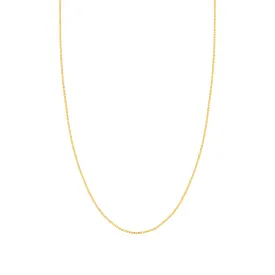 14kt Gold Box Chain, 22 Inches