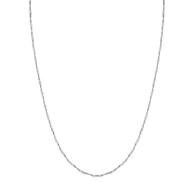 14W Singapore Chain 1.7mm 20" Lobster Clasp