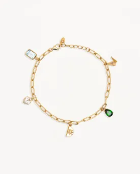 18k Gold Vermeil Wanderlust Charm Bracelet