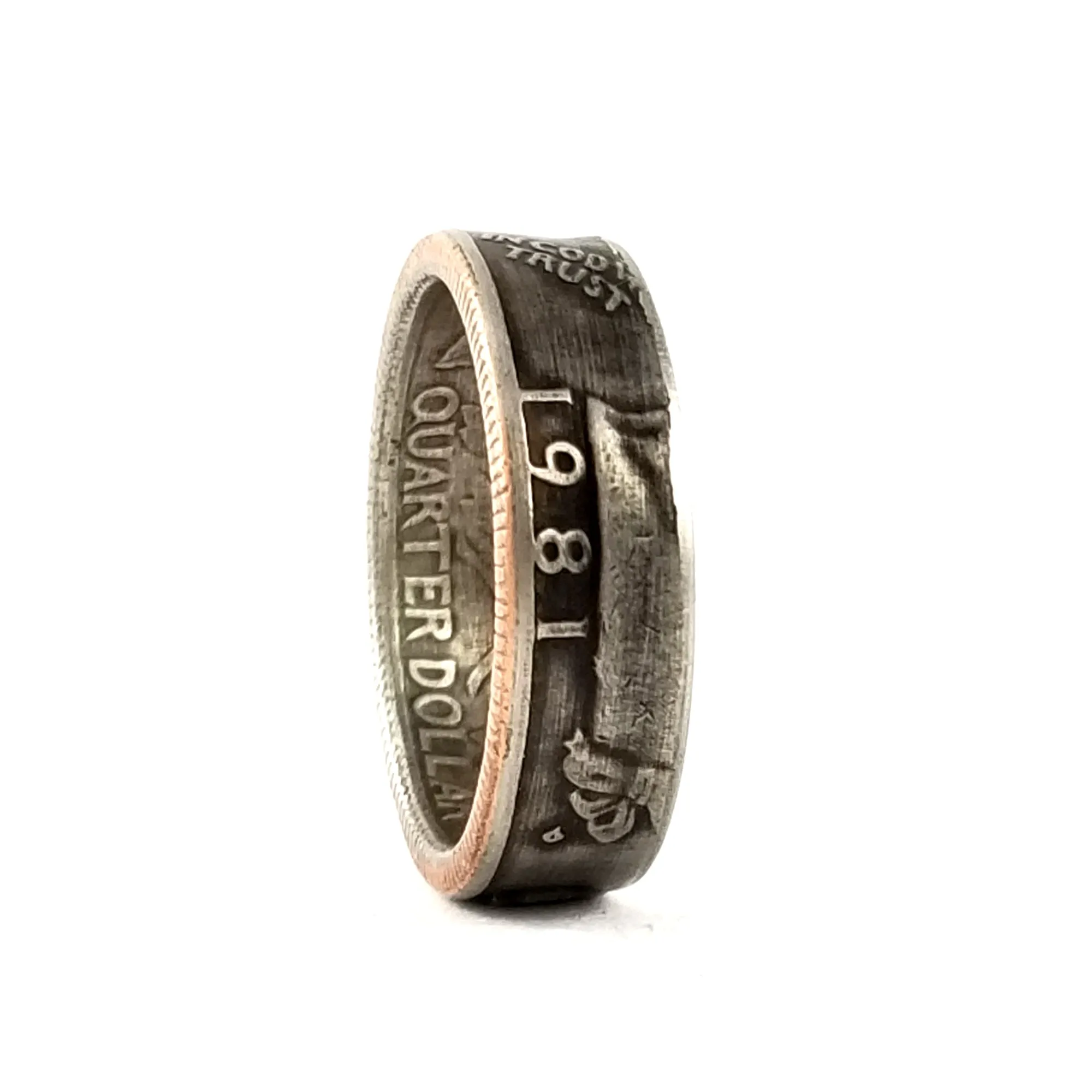 1981 Washington Quarter Coin Ring
