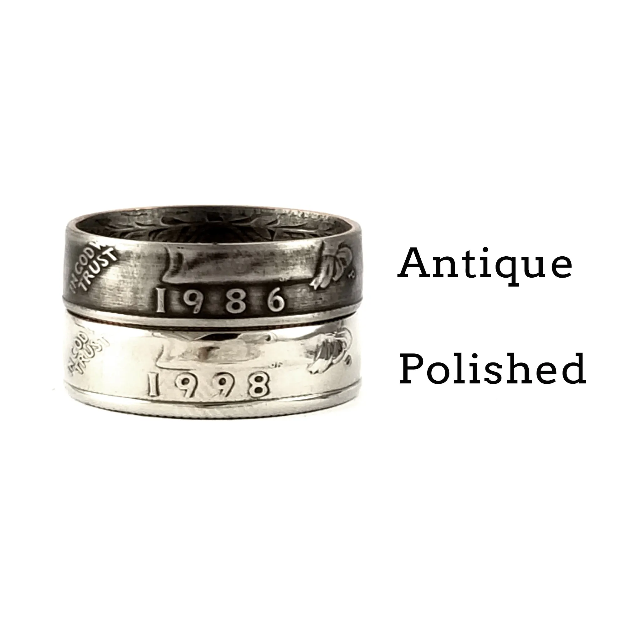 1981 Washington Quarter Coin Ring