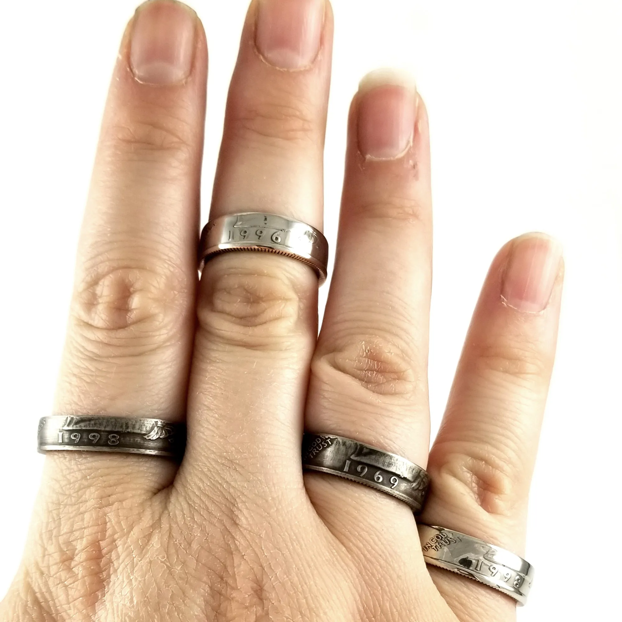1981 Washington Quarter Coin Ring