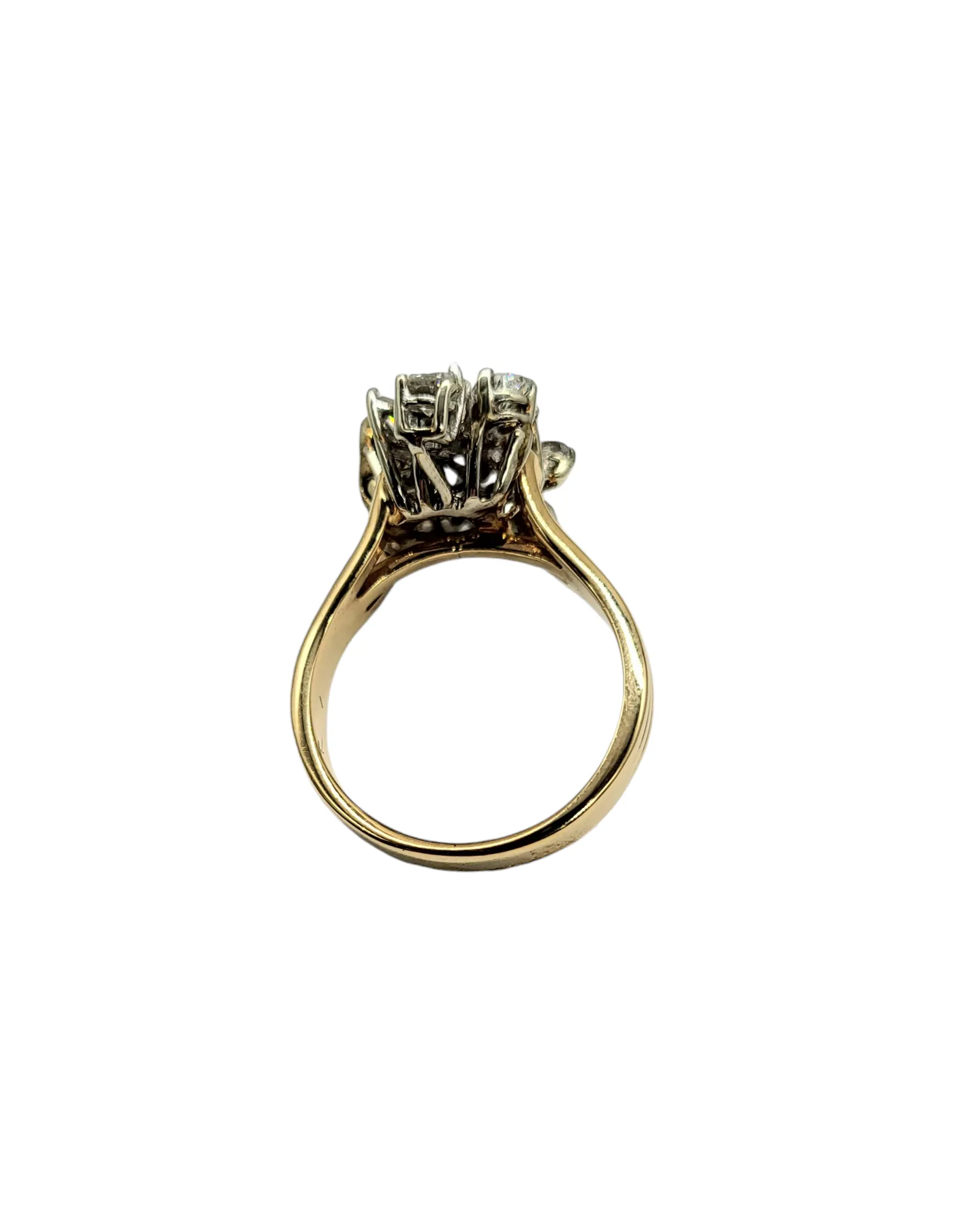 3 Carat Total Weight Cluster Ladies Ring