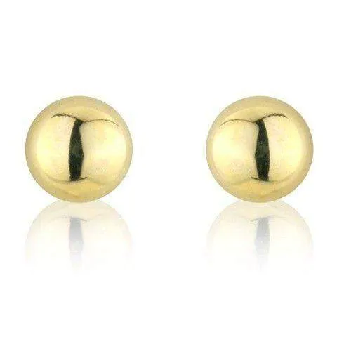 9ct Yellow, White or Rose Gold Stud Earrings - MM8663Q
