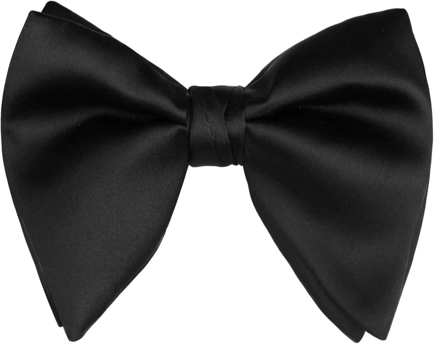Alizeal Velvet Pre-tied Adjustable Bow Tie for Men Oversize Formal Solid Tuxedo Bowtie