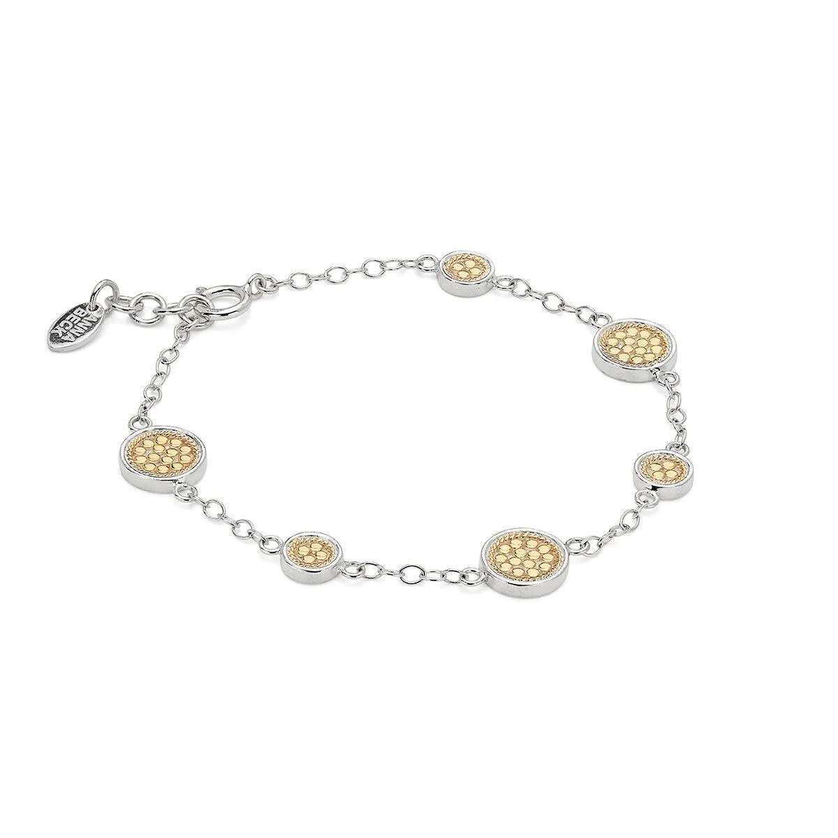 Gold & Silver Anna Beck Classic Station Bracelet - Premium Quality