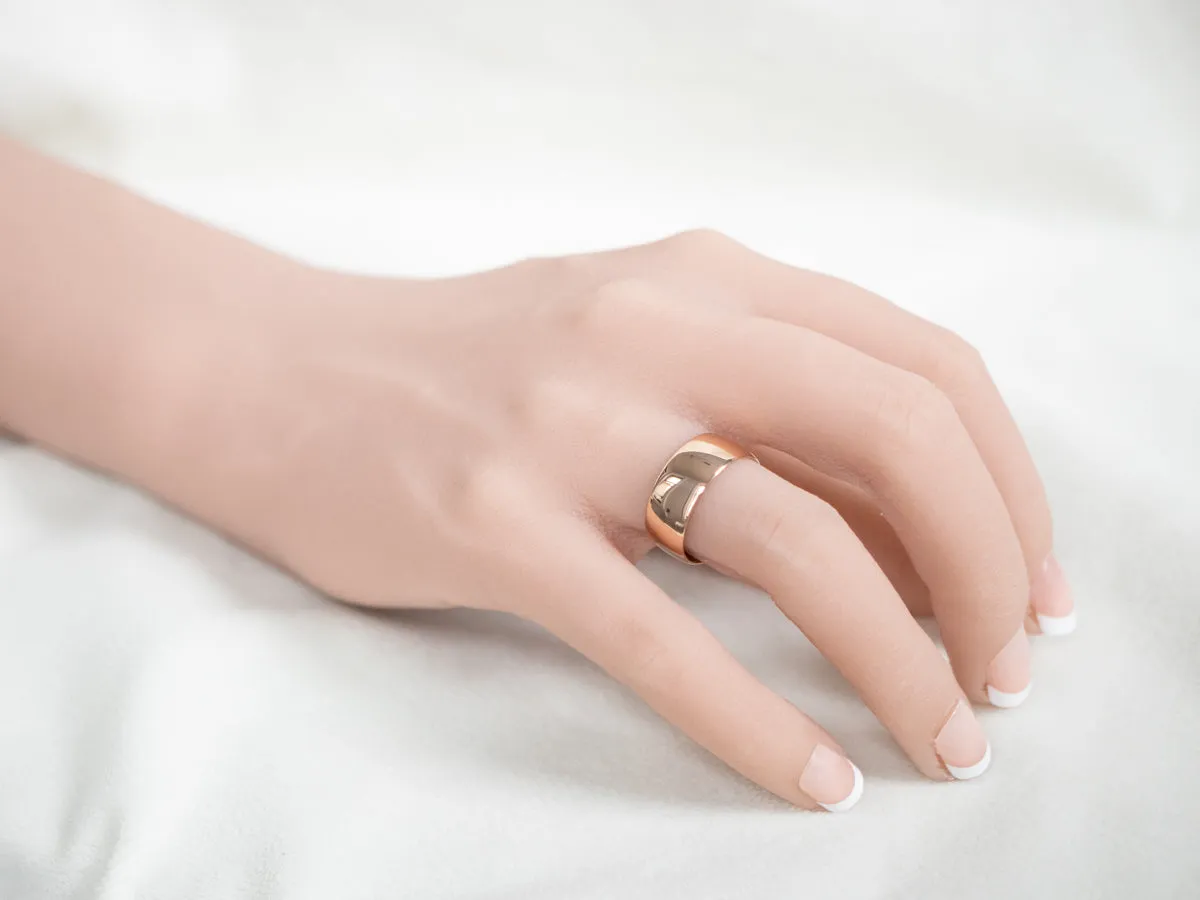 Antique Rose Gold Band