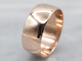 Antique Rose Gold Band