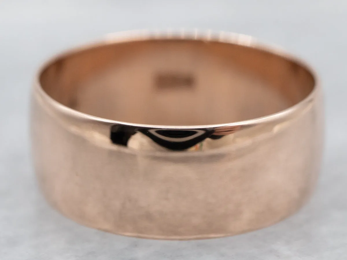 Antique Rose Gold Band