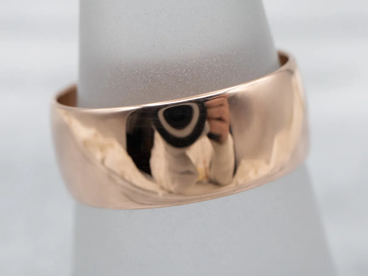 Antique Rose Gold Band