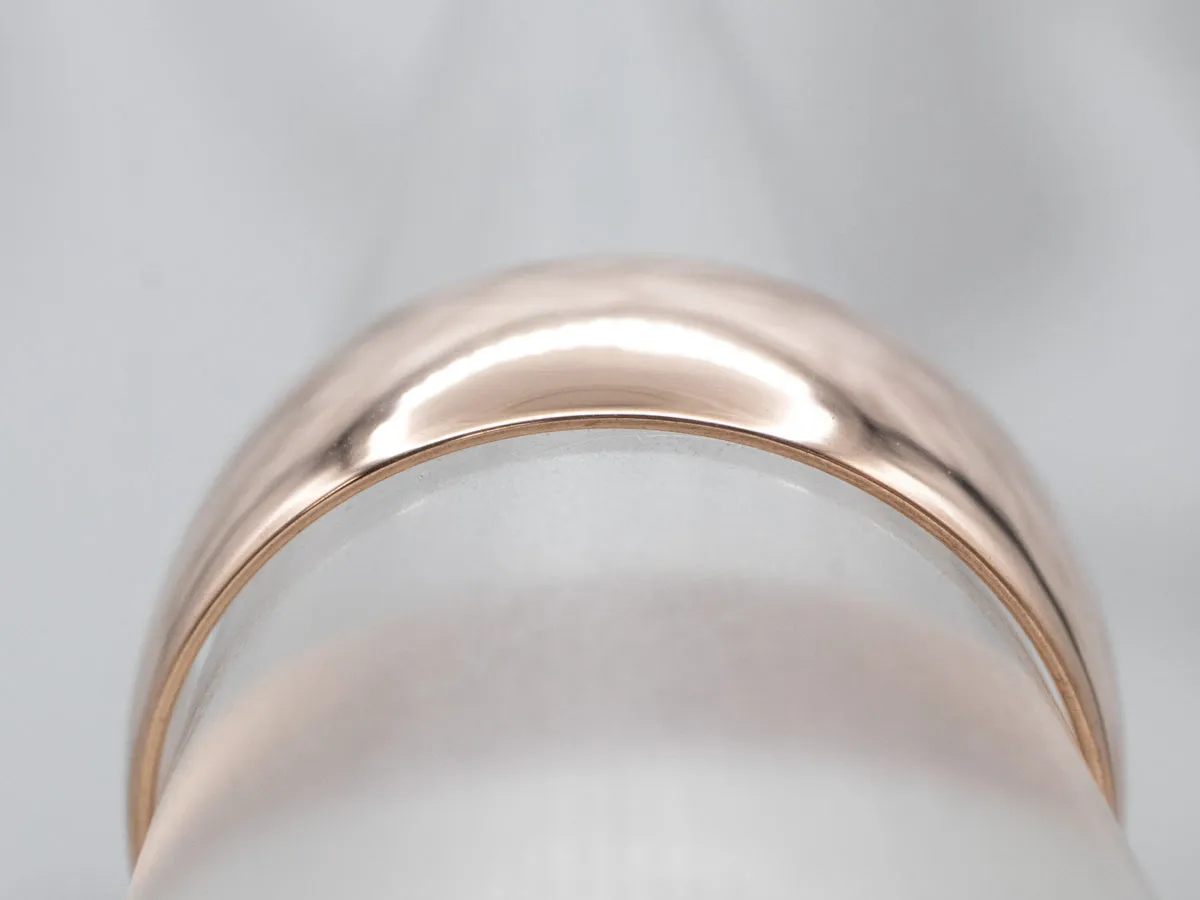 Antique Rose Gold Band