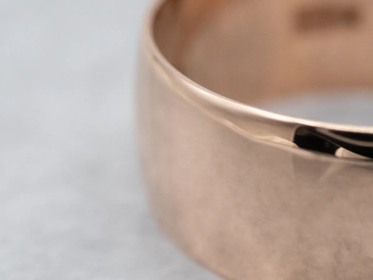 Antique Rose Gold Band