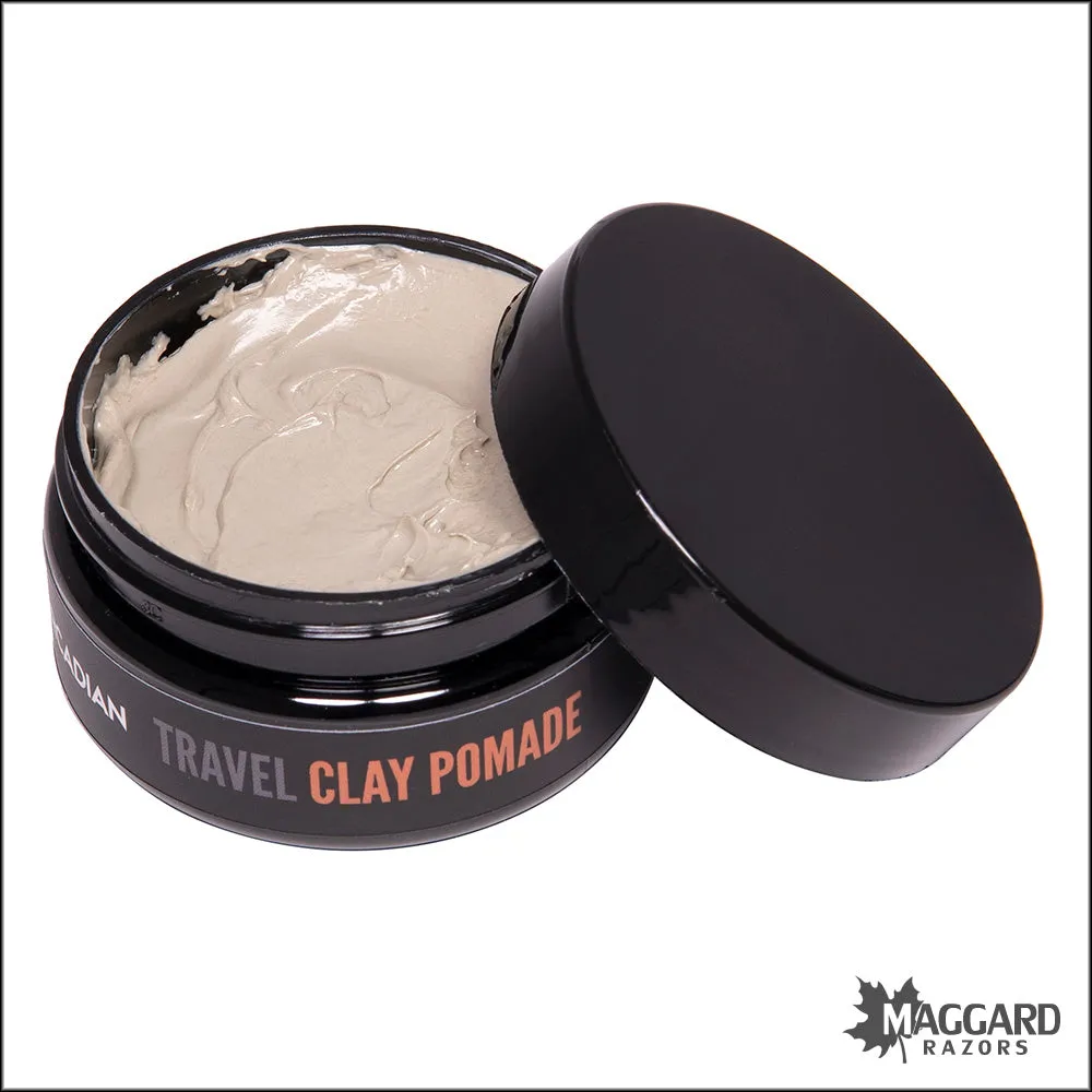 Arcadian Clay Pomade High Hold Artisan Pomade, Travel Size 2oz