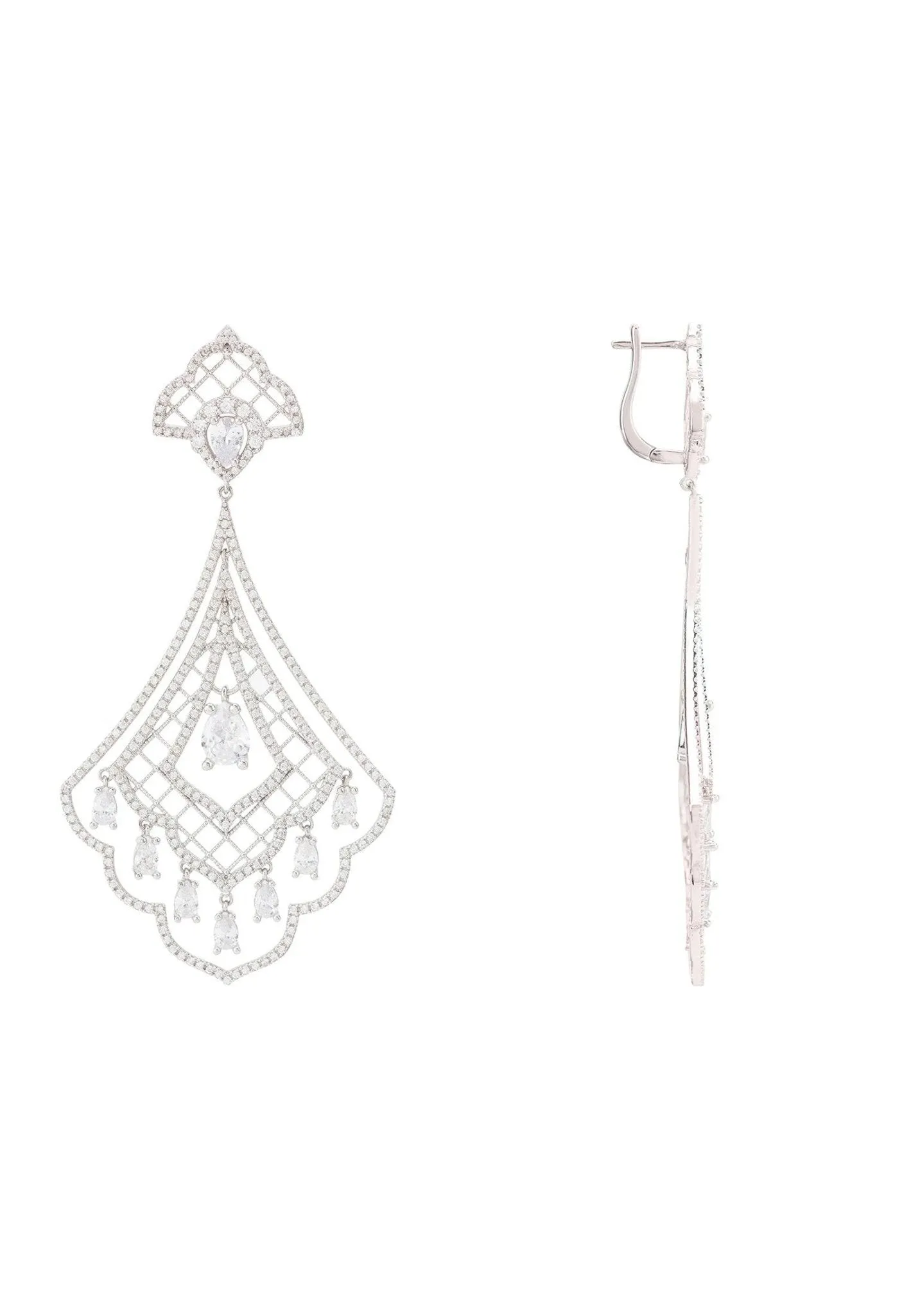 Arendelle Cascade Earrings Silver