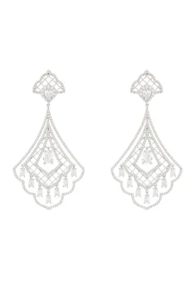 Arendelle Cascade Earrings Silver