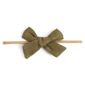 Baby Bow - Olive