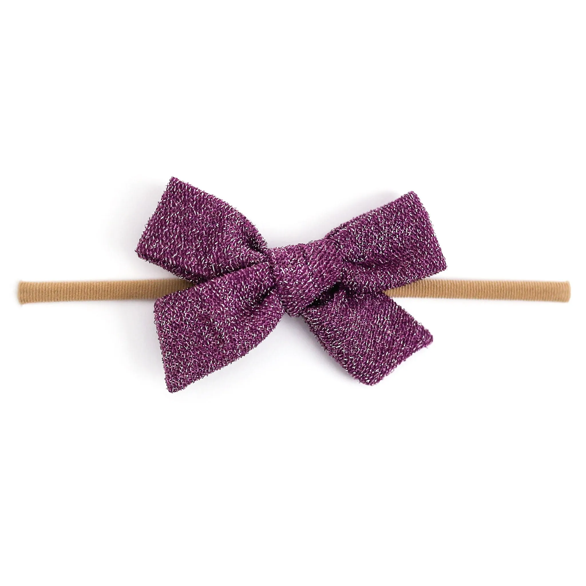 Baby Bow - Sparkly Purple