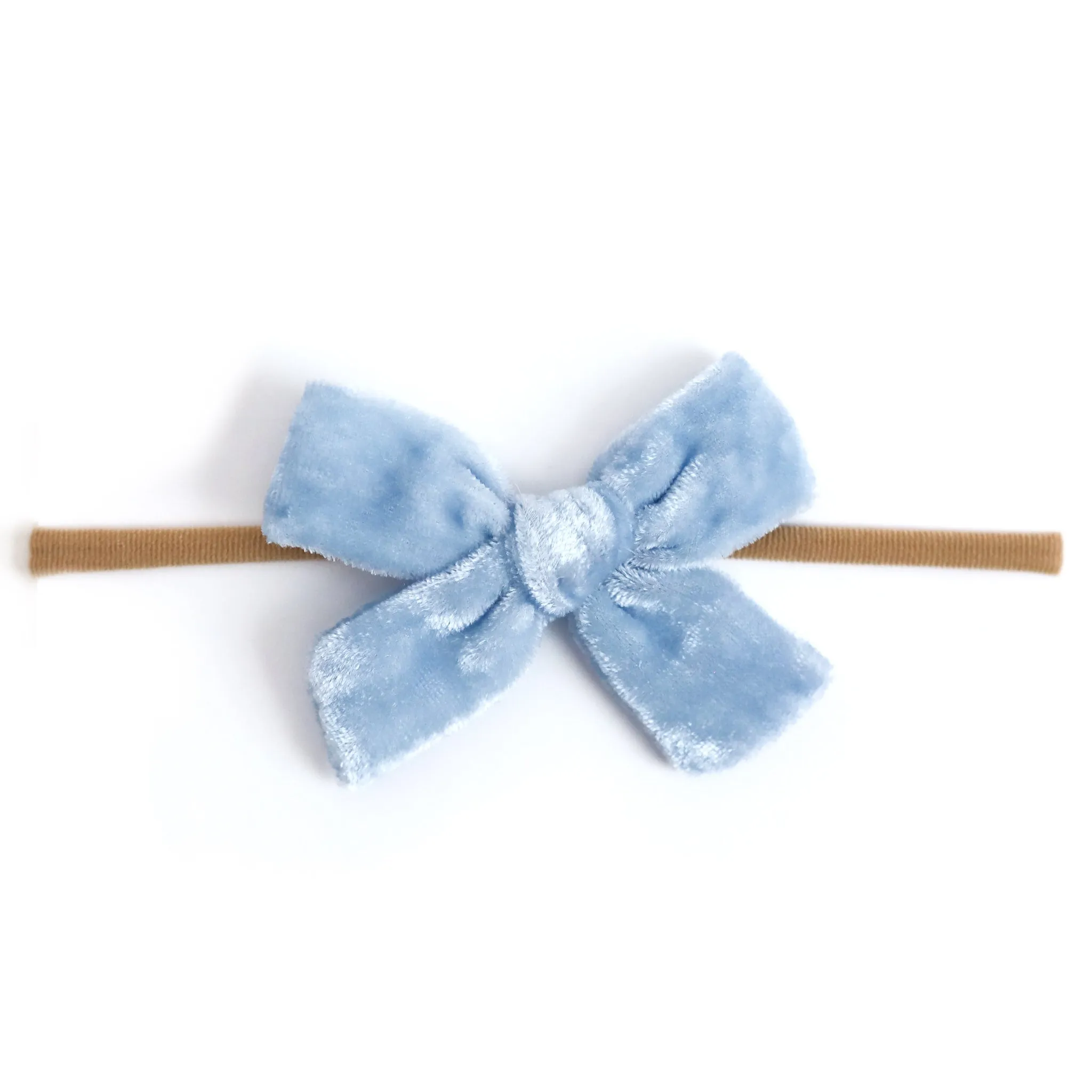 Baby Bow - Winter Blue Velvet
