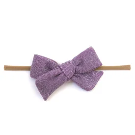 Baby Bow - Wisteria Sparkle
