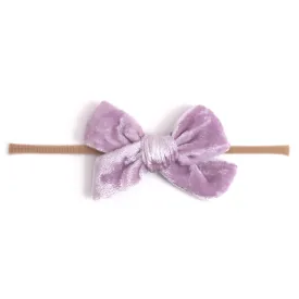 Baby Bow - Wisteria Velvet