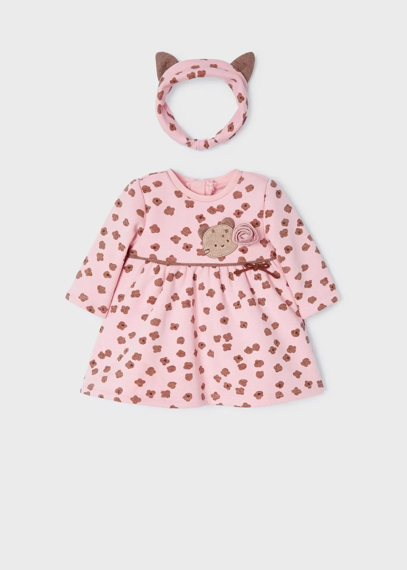 Baby Girls Dress and Ear Headband Newborn | Mayoral