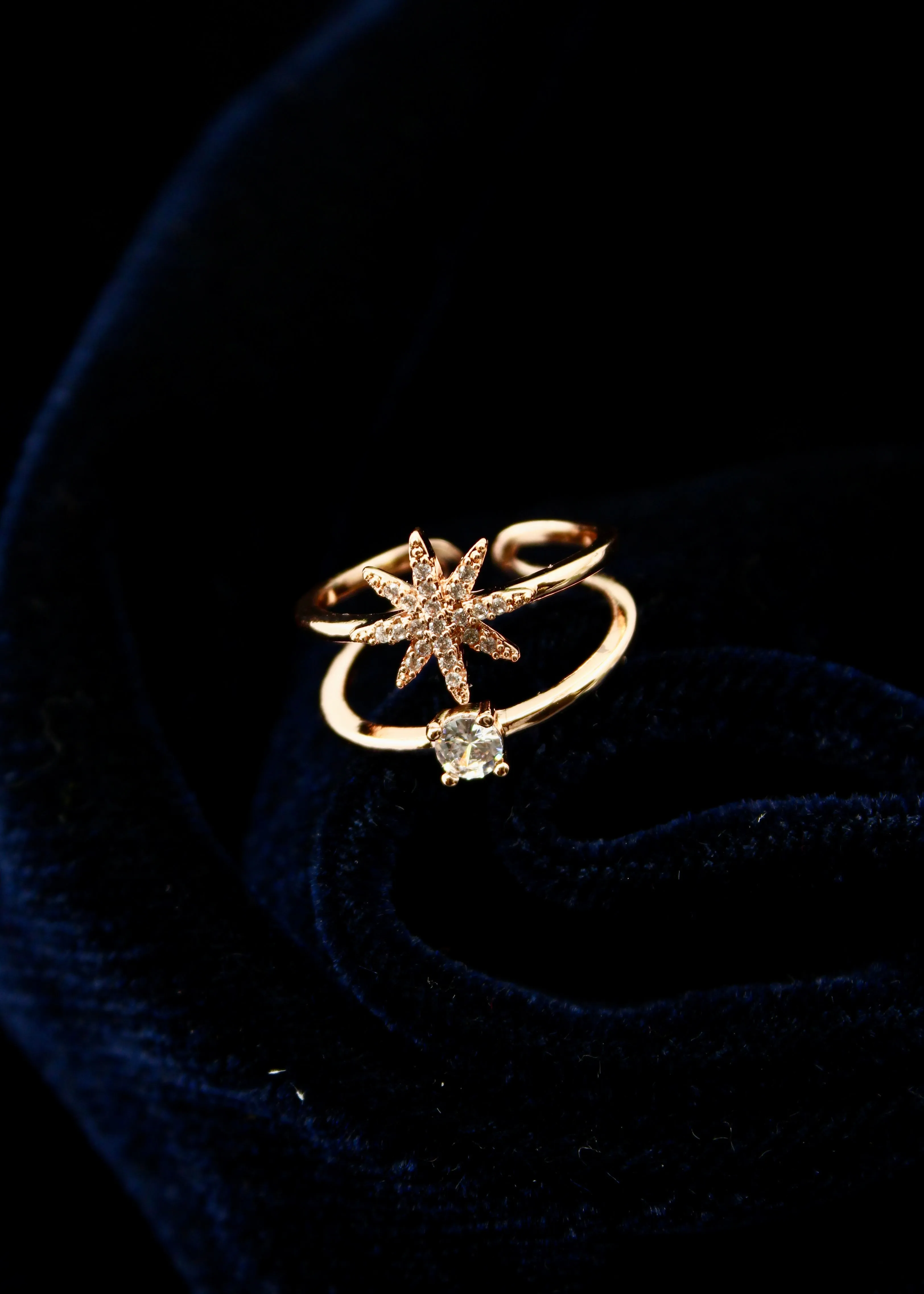 BEAUTEOUS DIA FINGER RING