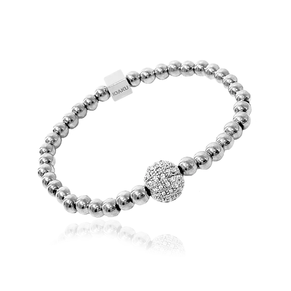 BERRY SPARKLE CHAIN ARMBAND 4MM