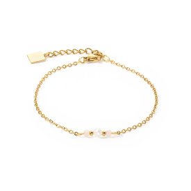 Bracelet Y Fairy Freshwater Pearl  gold