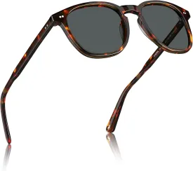 CARFIA Acetate Polarized Sunglasses for Men UV Protection Hand-Crafted Frame CA5285L