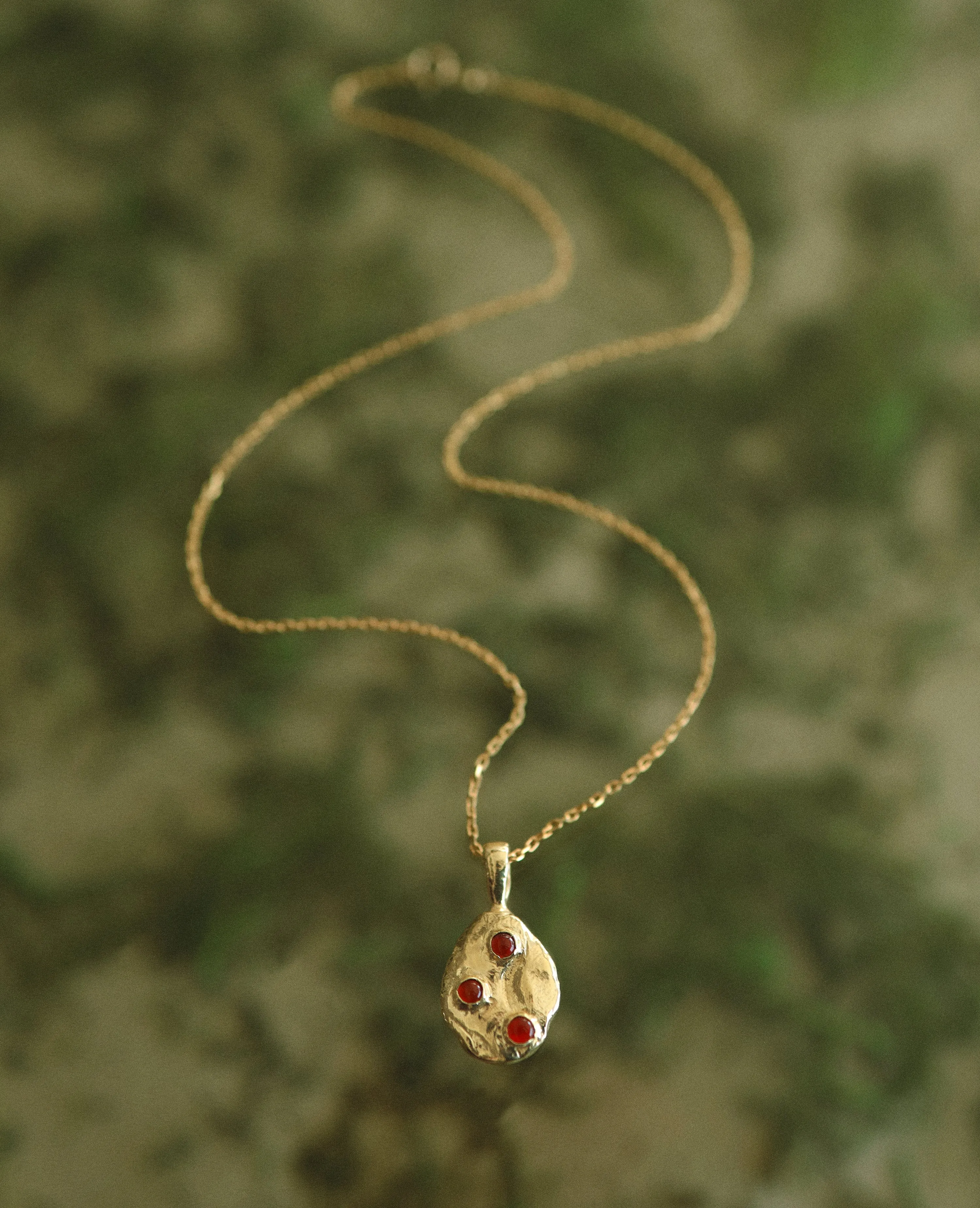 CELESTIAL SPORES // golden pendant