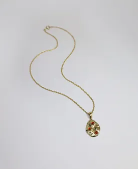 CELESTIAL SPORES // golden pendant