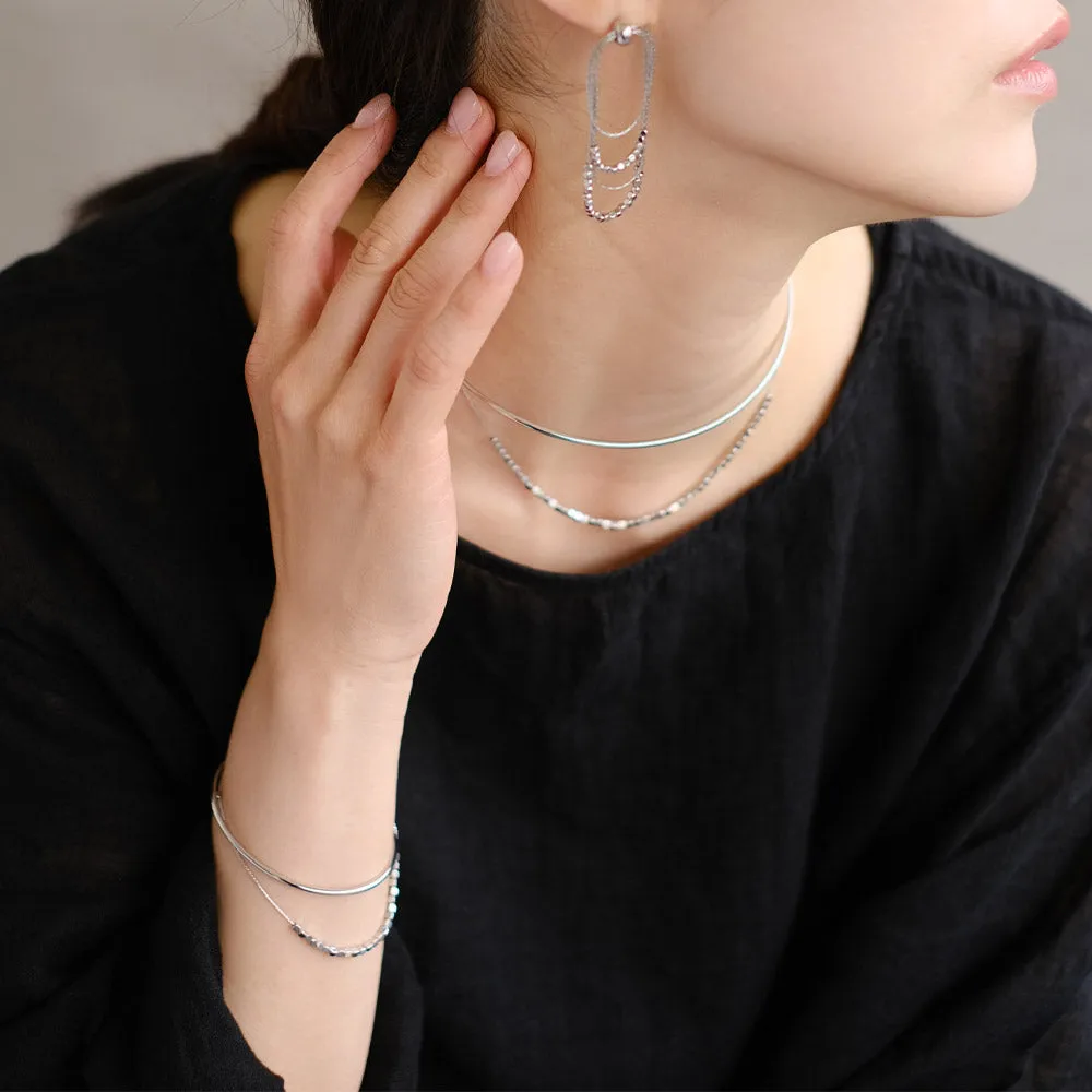 Chain and Cuff Layered Bracelet