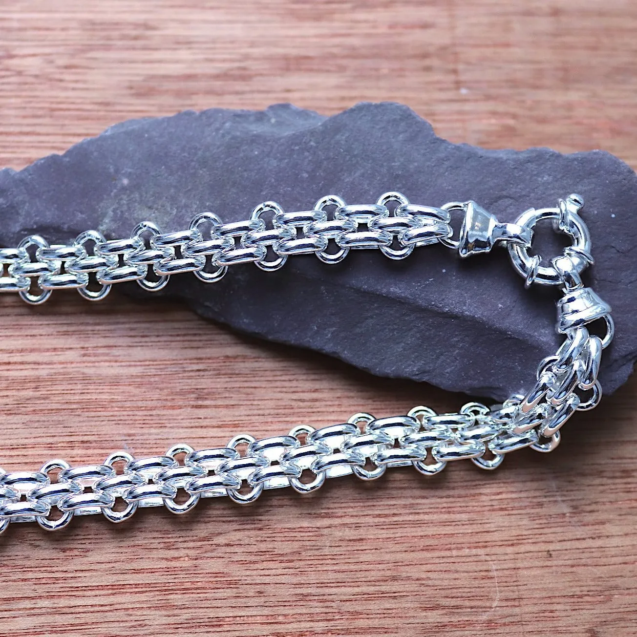 Chainmail Design Necklace