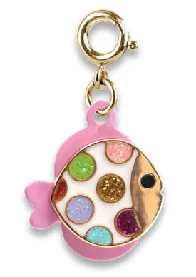 CHARM IT!  Gold Glitter Tropical Fish Charm