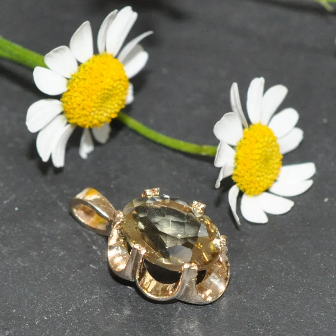 Citrine Pendant Necklace