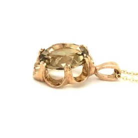 Citrine Pendant Necklace