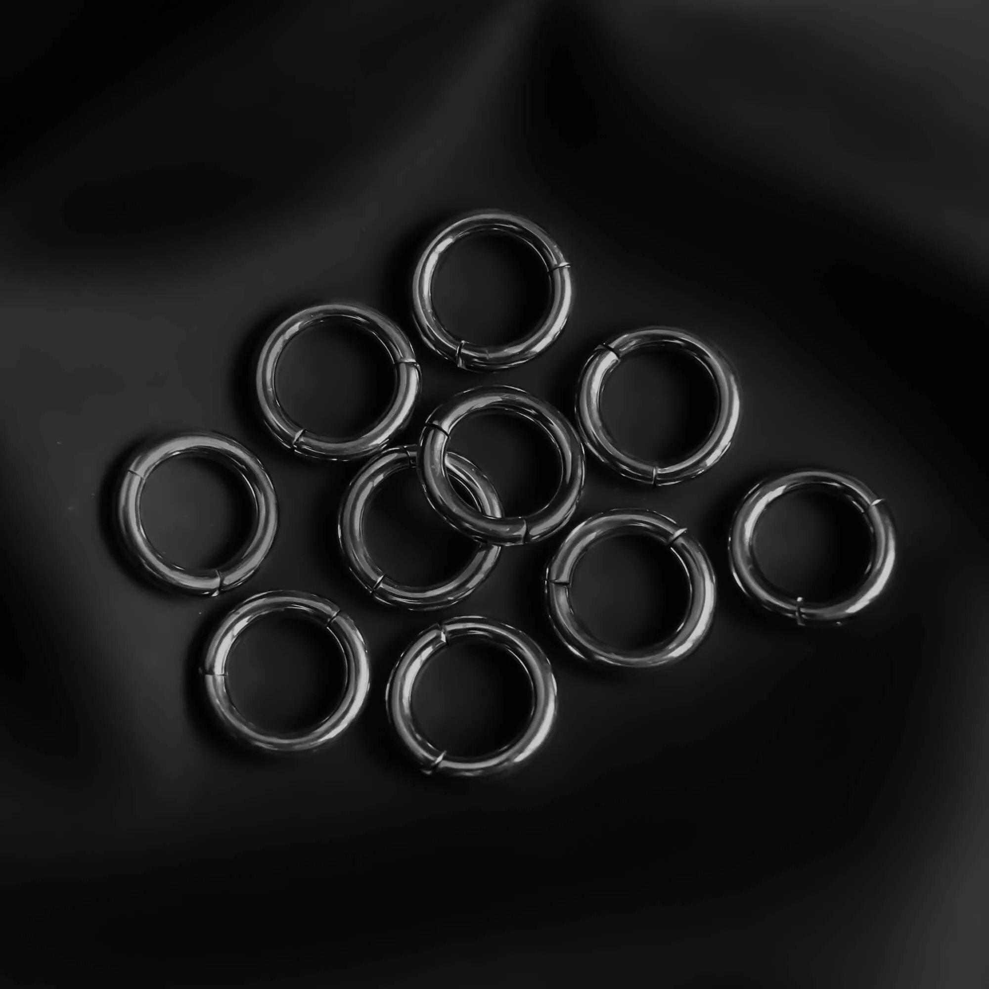 Classic Ring Stack in Steel