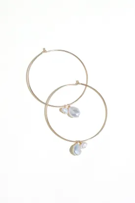 COCO HOOP EARRINGS BY BYCHARI