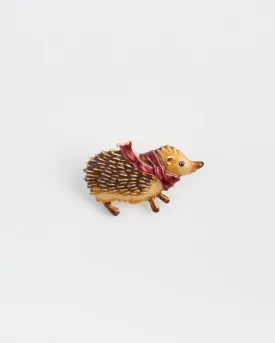 Cosy Hedgehog Charm Brooch