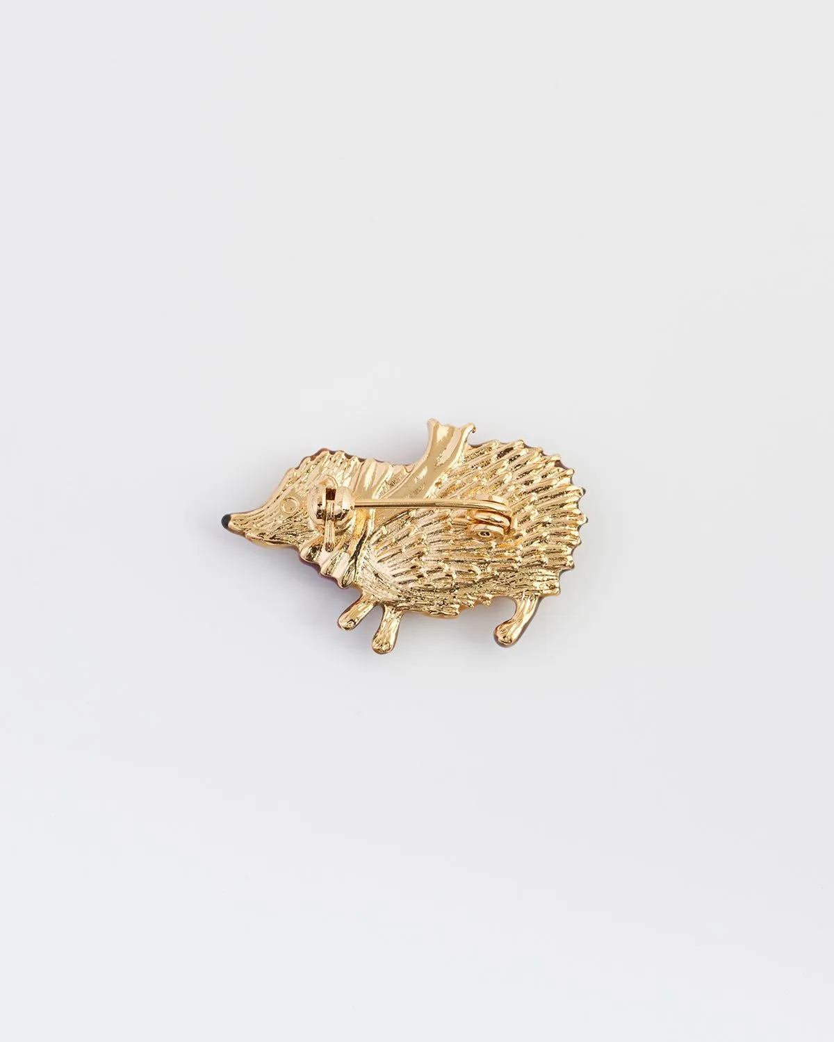Cosy Hedgehog Charm Brooch
