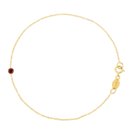 Custom Gold Bracelet - 1 Letter