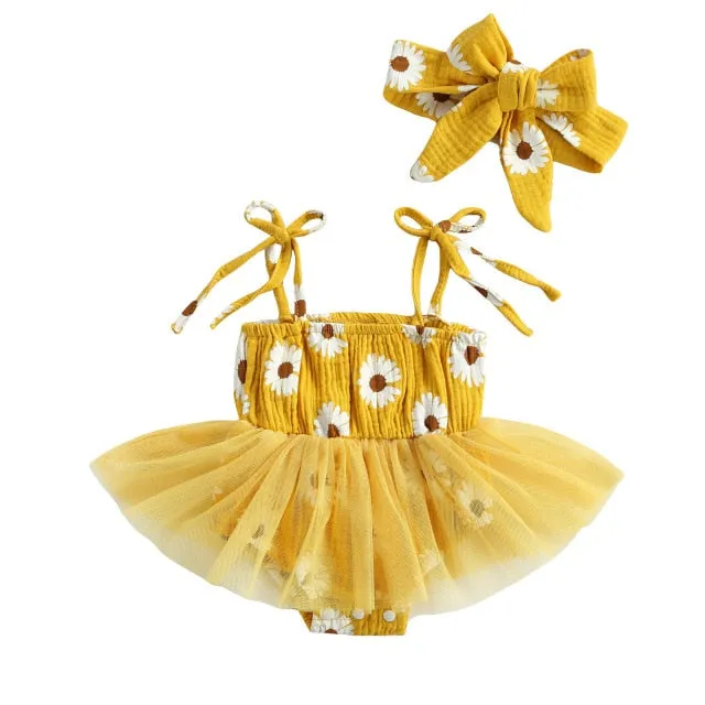 DAISY Tutu Romper with Headband