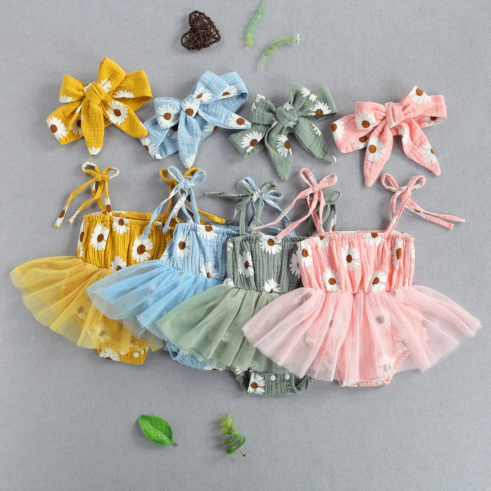 DAISY Tutu Romper with Headband